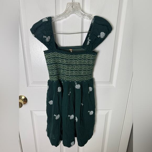 Free People Tory Embroidered Mini Dress XS - Picture 2 of 7
